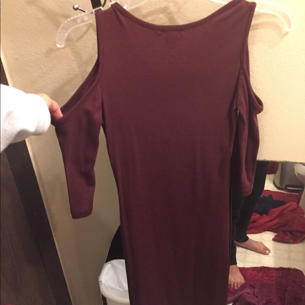 Burgundy Rue 21 dress